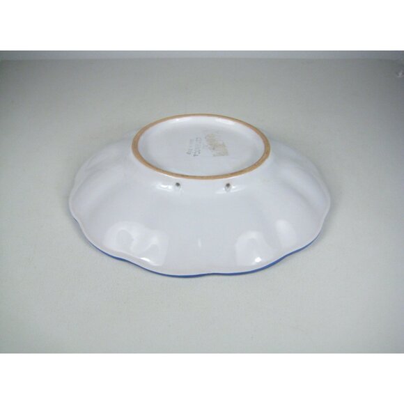 Deruta Hand Painted Italian Ceramic Plate Wall Hanging Floral Italy 7 Inch Decor - Picture 6 of 10